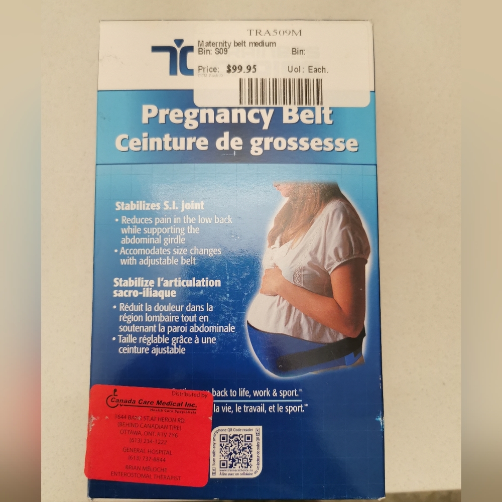 Trainers choice pregnancy belt